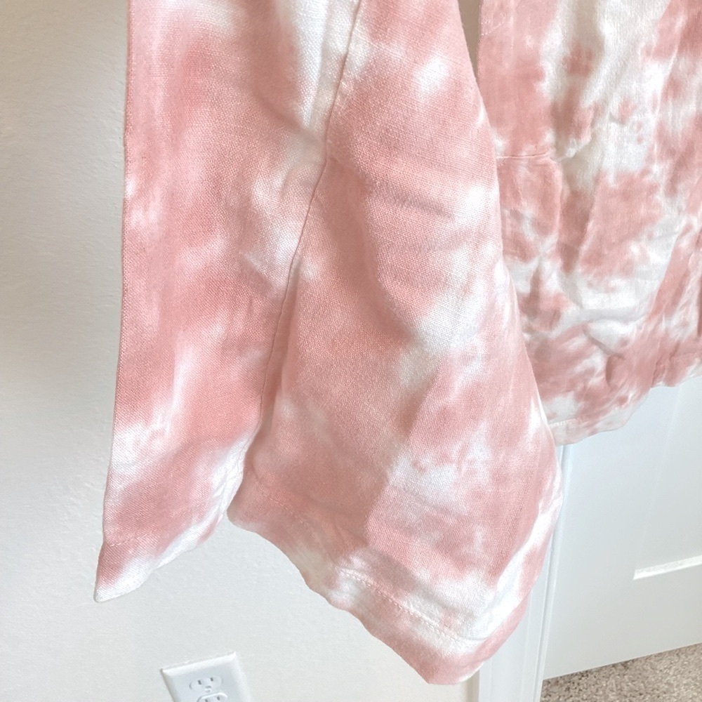 ❌Sold - Pilcro Reese Smocked Barrel Pull-On Pants Tie-Dye Anthropologie - Picture 8 of 14